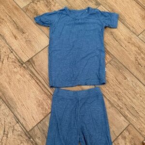 LITTLE SLEEPIES PJ: SOLID BLUE (2T)
